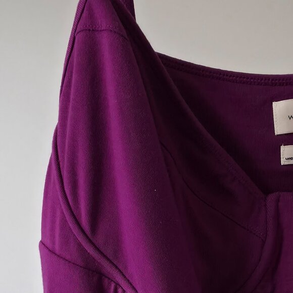Aritzia Purple Corset Tank - Picture 3 of 3